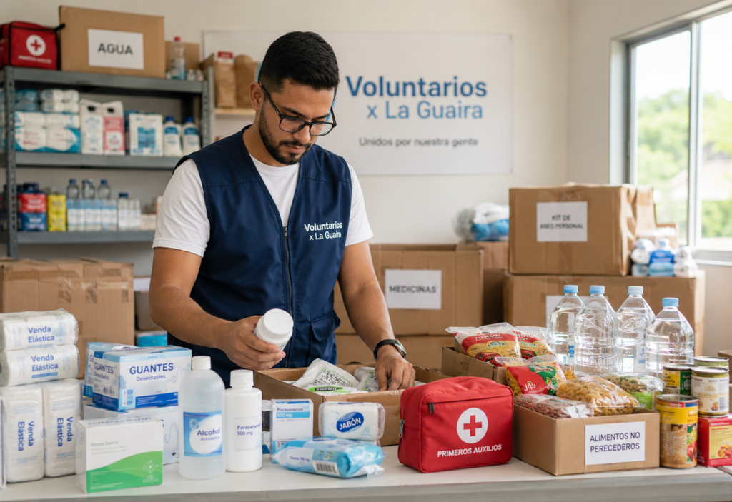 Recoleccion de insumos para la guaira